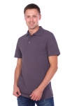 Мужская рубашка ПОЛО короткий рукав КОМПАКТ М-4 карман D3116 (Серый) - Sailer