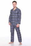 Мужская пижама ФЛАНЕЛЬ, 3205 вид 3 (Серый) - Sailer