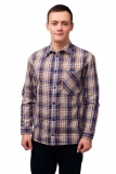 Мужская рубашка шотландка - длинный рукав "Эконом" (Фото 2)