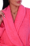 Женский халат махровый Сайлер (Малиновый) (Фото 5)