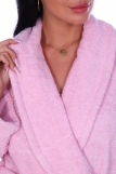 Женский халат махровый Сайлер (Розовый) (Фото 4)