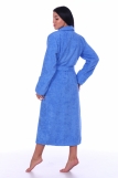 Женский халат махровый Сайлер (Темно-голубой) (Фото 3)