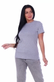 Женская футболка КУЛИРКА (Серый меланж) (Фото 1)
