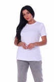 Женская футболка КУЛИРКА (Белый) (Фото 1)