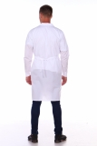 Мужской халат ТСП Медик 01 (Белый) (Фото 2)