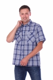 Мужская рубашка шотландка - короткий рукав "Классик" (В ассортименте) (Фото 1)
