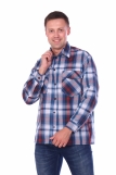 Мужская рубашка шотландка - длинный рукав "Классик" (В ассортименте) (Фото 1)