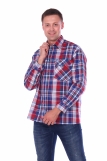Мужская рубашка шотландка - длинный рукав "Классик" (В ассортименте) (Фото 8)