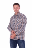 Мужская рубашка шотландка - длинный рукав "Классик" (В ассортименте) (Фото 10)