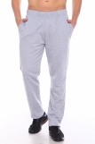 Мужские брюки ФУТЕР (прямые) (Серый меланж) (Фото 3)