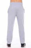 Мужские брюки ФУТЕР (прямые) (Серый меланж) (Фото 4)