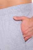 Мужские брюки ФУТЕР (прямые) (Серый меланж) (Фото 5)