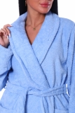 Женский халат махровый Сайлер (Голубой) (Фото 5)