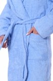 Женский халат махровый Сайлер (Голубой) (Фото 6)