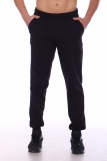Мужские брюки ФУТЕР (манжеты) (Черный) (Фото 3)