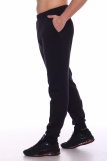 Мужские брюки ФУТЕР (манжеты) (Черный) (Фото 5)