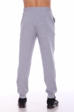 Мужские брюки ФУТЕР (манжеты) (Серый меланж) (Фото 4)
