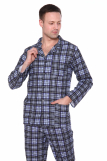 Мужская пижама ФЛАНЕЛЬ, 3205 вид 3 (Серый) (Фото 3)