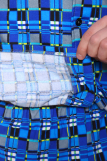 Мужская пижама ФЛАНЕЛЬ, 3153 вид 2 (Синий) (Фото 6)