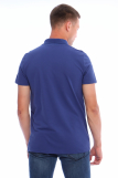 Мужская рубашка ПОЛО короткий рукав М-1 КОМПАКТ (Индиго) (Фото 4)