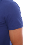 Мужская рубашка ПОЛО короткий рукав М-1 КОМПАКТ (Индиго) (Фото 6)
