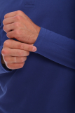 Мужская рубашка ПОЛО длинный рукав М-2 КОМПАКТ (Индиго) (Фото 5)