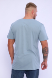 Мужская футболка КУЛИРКА - V, D3100 (Серый) (Фото 3)