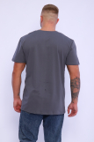 Мужская футболка КУЛИРКА - V, D3108 (Темно-серый) (Фото 3)