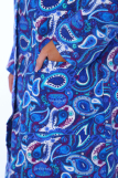 Женский халат ФЛАНЕЛЕВЫЙ на пуговицах, без пояса, 1054-2П (Фото 5)