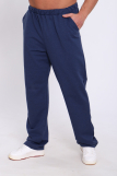 Мужские брюки ФУТЕР (Тёмно-синий меланж) (Фото 2)