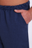 Мужские брюки ФУТЕР (Тёмно-синий меланж) (Фото 4)