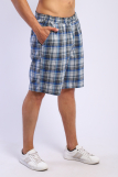Мужские шорты ШОТЛАНДКА (Серо-голубой) (Фото 2)