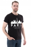 Мужская футболка Paris (Черный) (Фото 3)