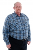 Мужская рубашка шотландка - длинный рукав "Классик" (В ассортименте) (Фото 13)