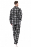Мужская пижама ФЛАНЕЛЬ (Серый) (Фото 3)