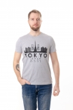 Мужская футболка Tokyo (Серый меланж) (Фото 1)