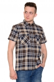 Мужская рубашка КВИЛТ короткий рукав (В ассортименте) (Фото 10)