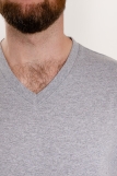 Мужская футболка КУЛИРКА - V (Серый меланж) (Фото 3)
