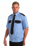 Рубашка охранника на резинке короткий рукав (Фото 1)