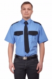 Рубашка охранника в заправку короткий рукав (Фото 1)
