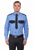 Рубашка охранника в заправку длинный рукав (Фото 1)