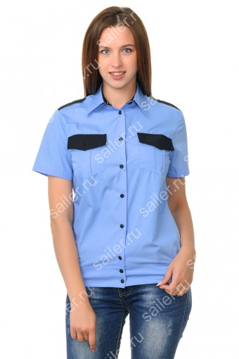 Женская блузка охранника на резинке короткий рукав - Фабрика Sailer г. Иваново