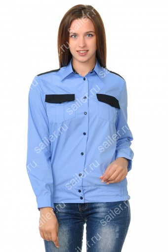 Женская блузка охранника на резинке длинный рукав - Sailer