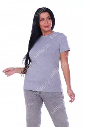 Женская футболка КУЛИРКА (Серый меланж) - Sailer