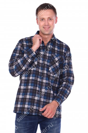 Мужская рубашка фланель - длинный рукав "Классик" (В ассортименте) - Sailer