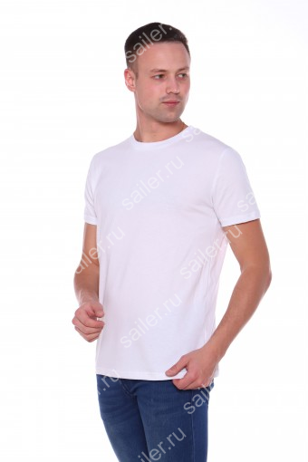 Мужская футболка КУЛИРКА-Р (Белый) - Sailer