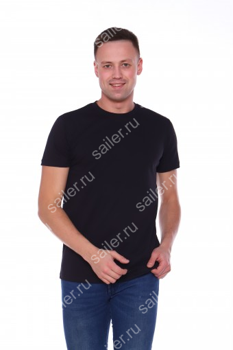 Мужская футболка КУЛИРКА-Р (Черный) - Sailer