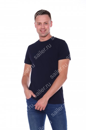 Мужская футболка КУЛИРКА-Р (Темно-синий) - Sailer