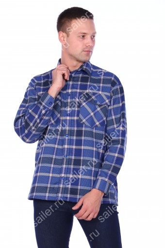 Мужская рубашка ФУЛЕ длинный рукав "Классик" (В ассортименте) - Sailer