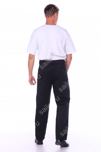 Мужские брюки рабочие ГАП-01 (Черный) (Фото 2)